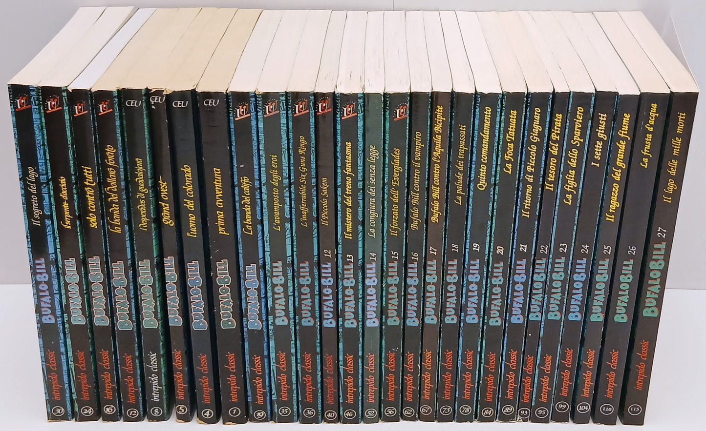 FZ- INTREPIDO CLASSIC BUFALO BILL VOLUMI 1/27 SERIE COMPLETA - G25