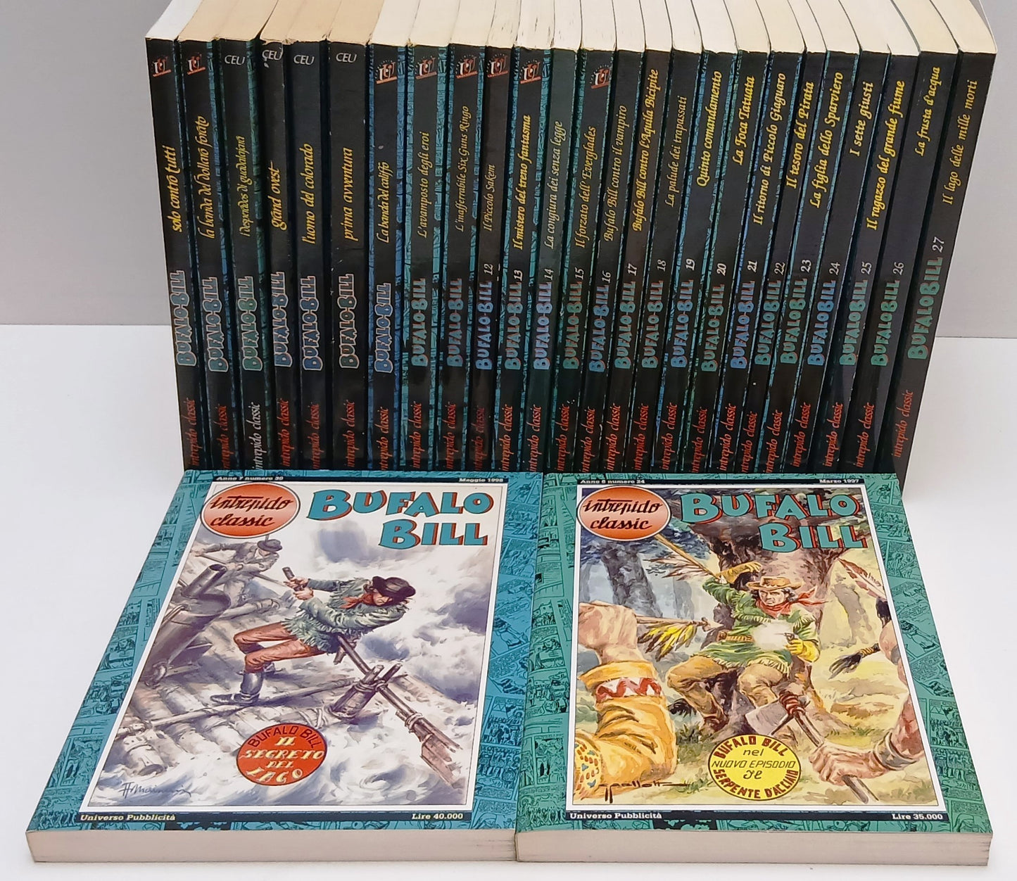 FZ- INTREPIDO CLASSIC BUFALO BILL VOLUMI 1/27 SERIE COMPLETA - G25