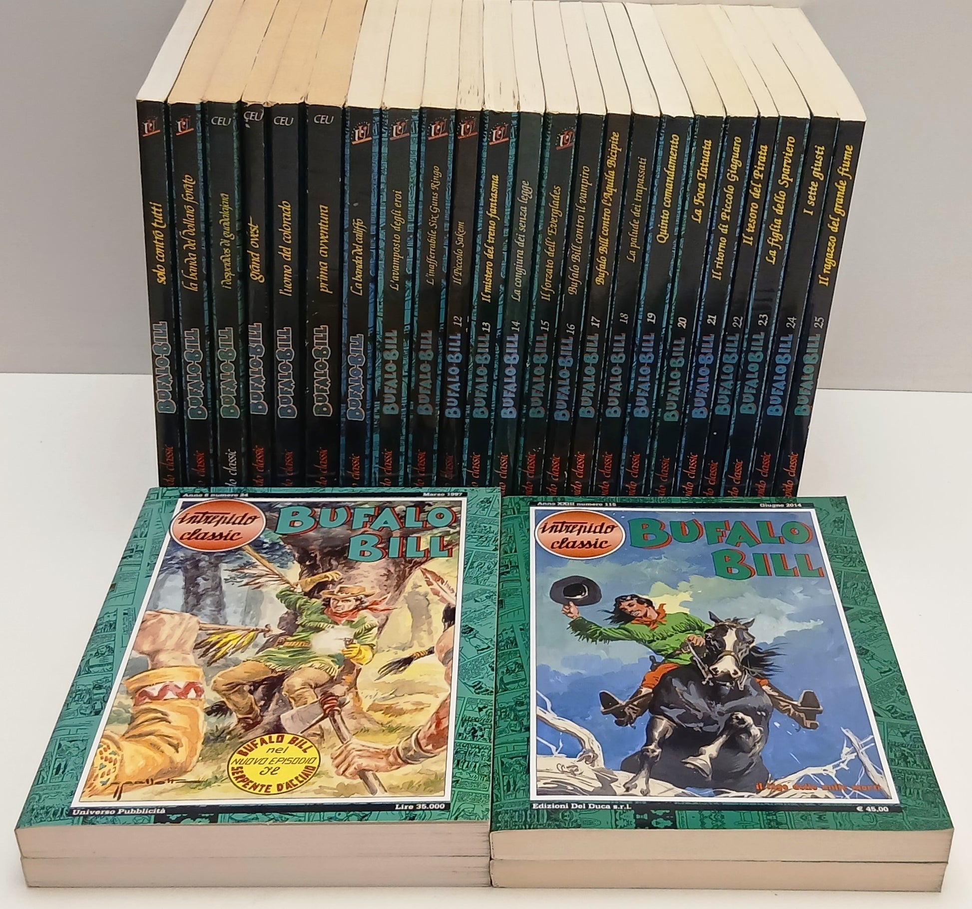 FZ- INTREPIDO CLASSIC BUFALO BILL VOLUMI 1/27 SERIE COMPLETA - G25