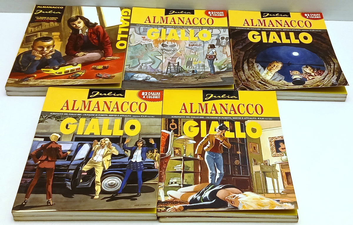 FB- ALMANACCO DEL GIALLO 2005/2014 JULIA SEQUENZA COMPLETA -- BONELLI -- B - G25