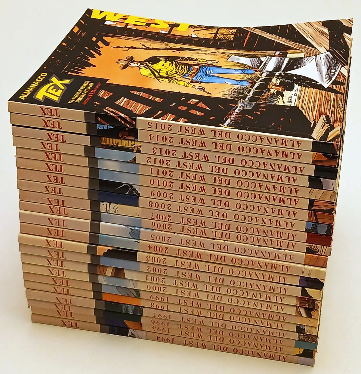 FB- ALMANACCO DEL WEST 1994/2015 TEX SEQUENZA COMPLETA -- BONELLI -- B - G25