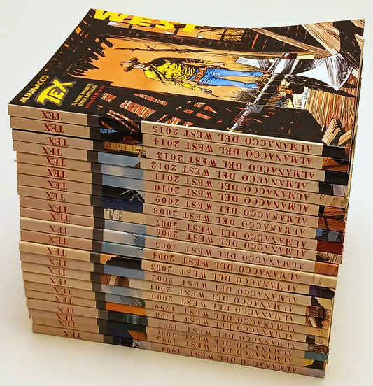 FB- ALMANACCO DEL WEST 1994/2015 TEX SEQUENZA COMPLETA -- BONELLI -- B - G25