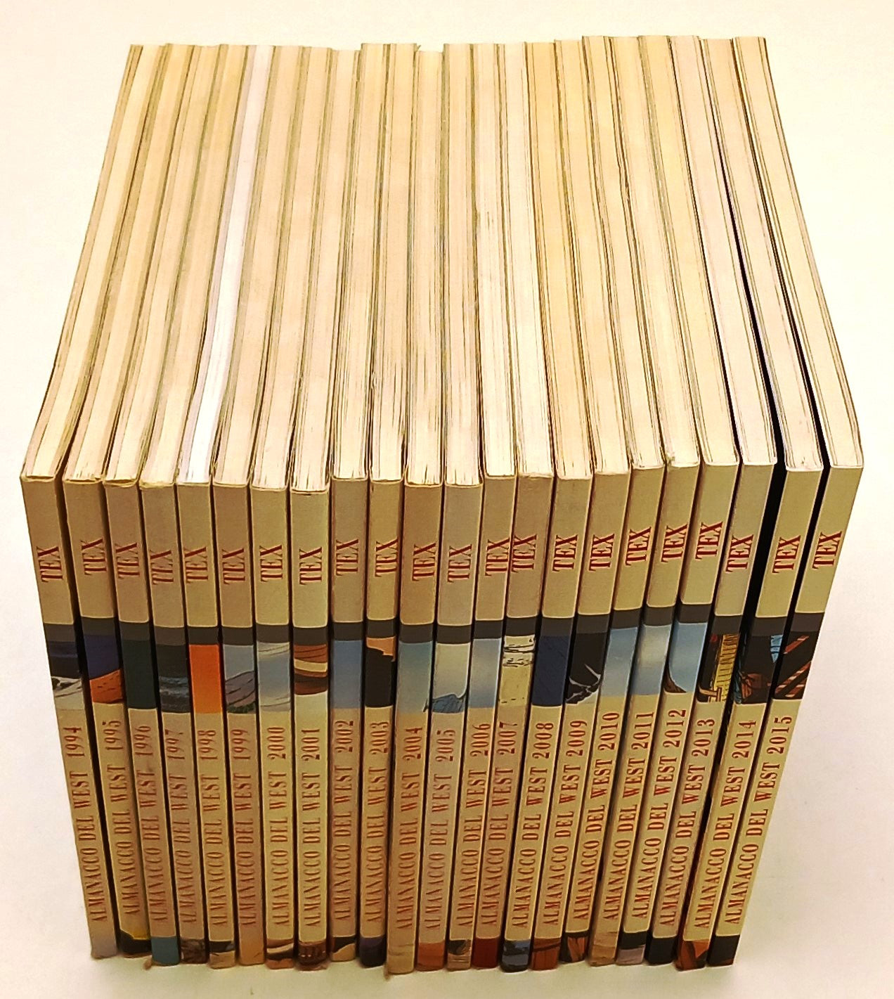 FB- ALMANACCO DEL WEST 1994/2015 TEX SEQUENZA COMPLETA -- BONELLI -- B - G25