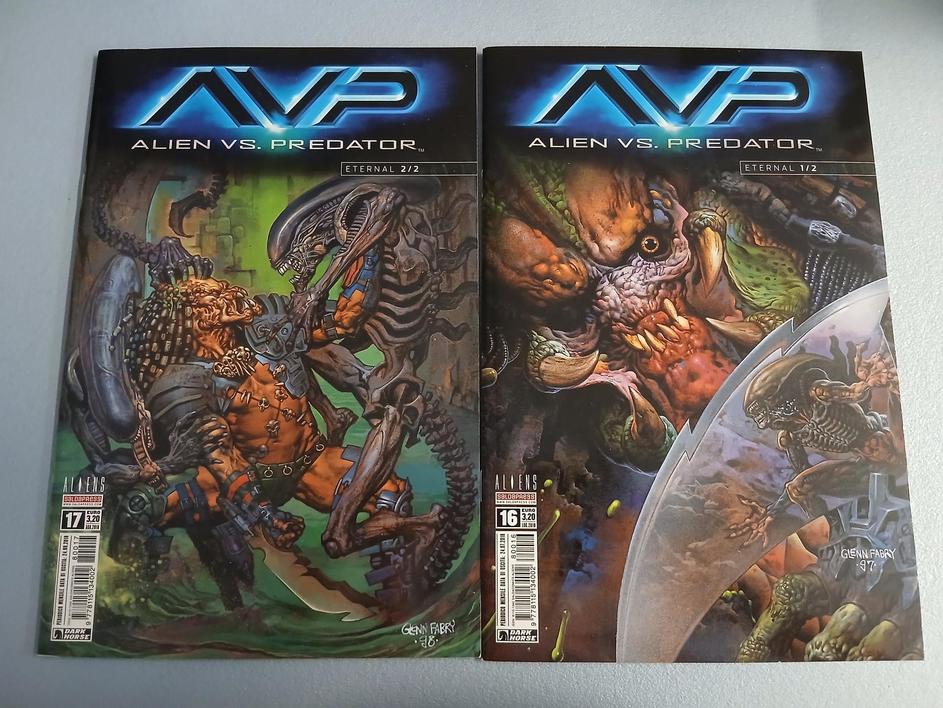 FS- ALIEN VS PREDATOR ETERNAL 1/2 COMPLETA - SALDAPRESS - B- H25
