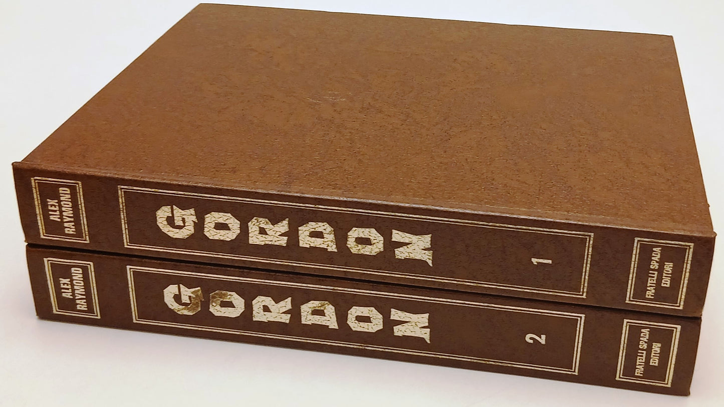 FV- VOLUMI RILEGATI 1/2 GORDON 1/16 - ALEX RAYMOND - FRATELLI SPADA-- CS- H25