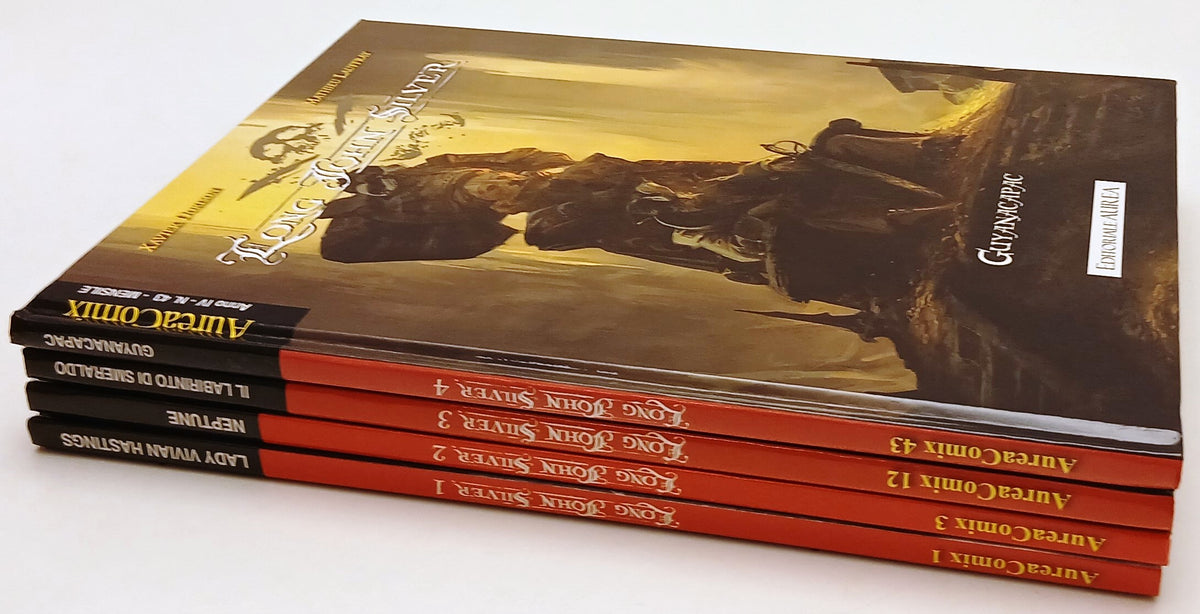 FV- AUREACOMIX LONG JOHN SILVER 1/4 SERIE COMPLETA- DORISON LAUFFRAY- AUREA- G25