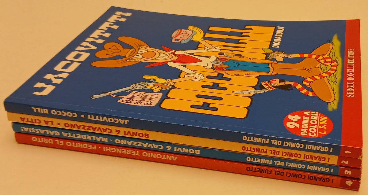 FB- I GRANDI COMICI DEL FUMETTO 1/4 - JACOVITTI BONVI CAVAZZANO - BONELLI - G25