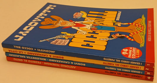 FB- I GRANDI COMICI DEL FUMETTO 1/4 - JACOVITTI BONVI CAVAZZANO - BONELLI - G25