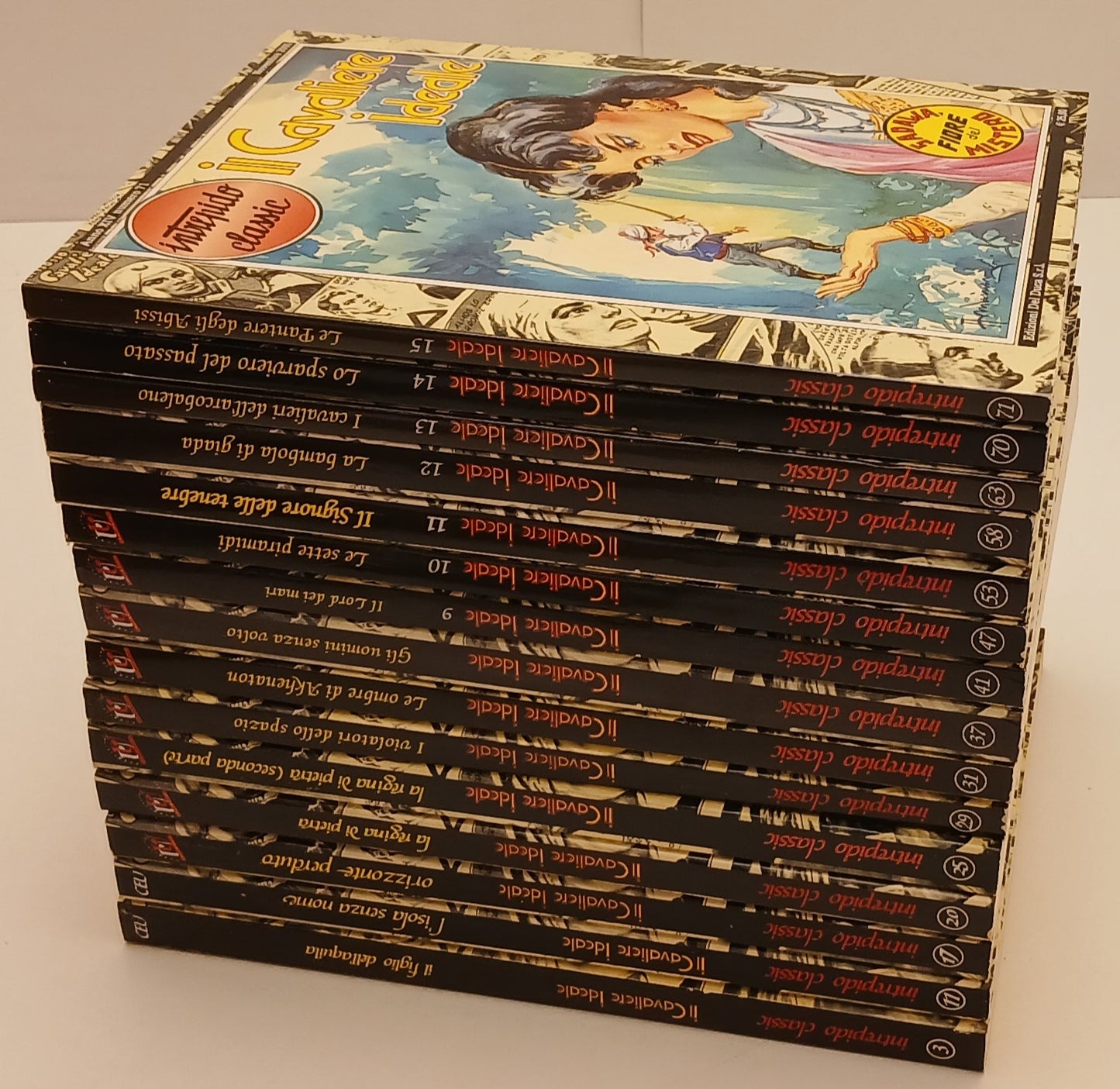 FZ- INTREPIDO CLASSIC IL CAVALIERE IDEALE 1/15 SERIE COMPLETA - DEL DUCA - G25