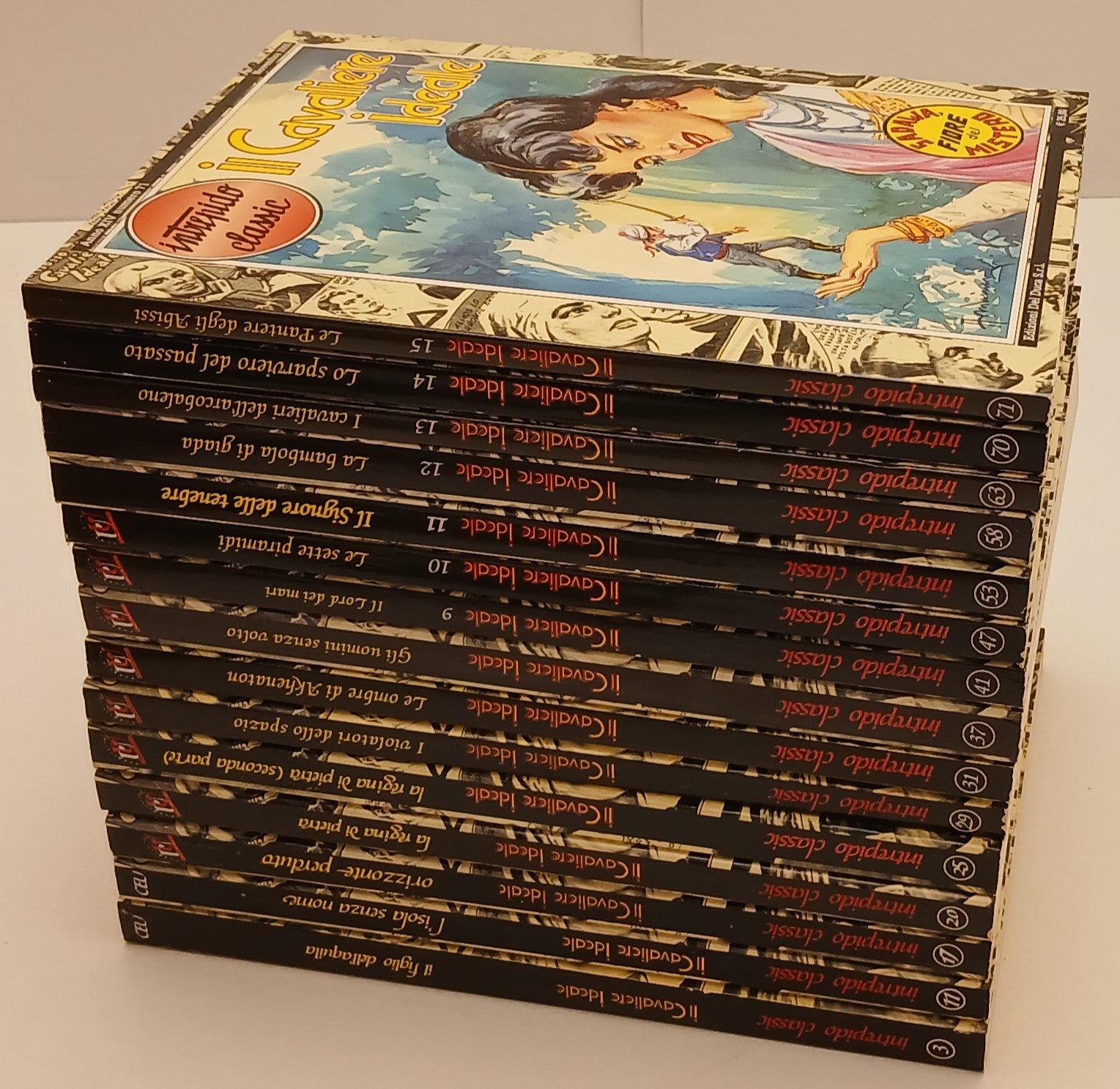 FZ- INTREPIDO CLASSIC IL CAVALIERE IDEALE 1/15 SERIE COMPLETA - DEL DUCA - G25