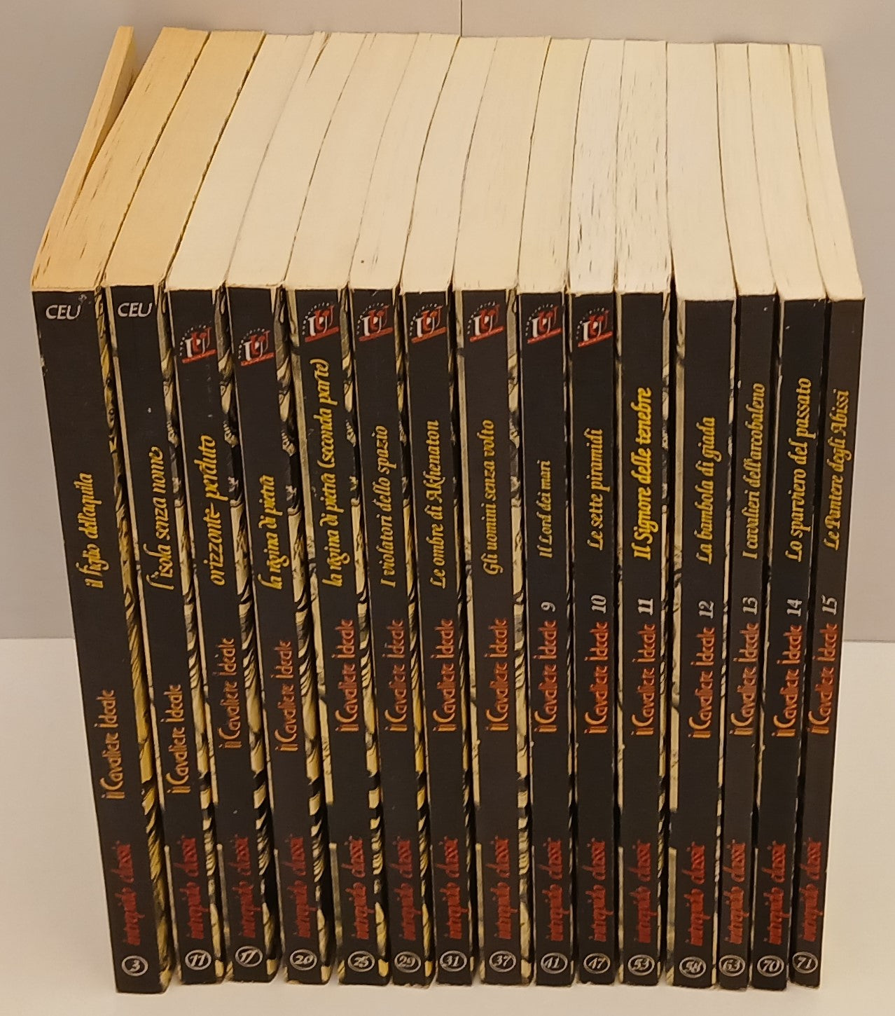 FZ- INTREPIDO CLASSIC IL CAVALIERE IDEALE 1/15 SERIE COMPLETA - DEL DUCA - G25