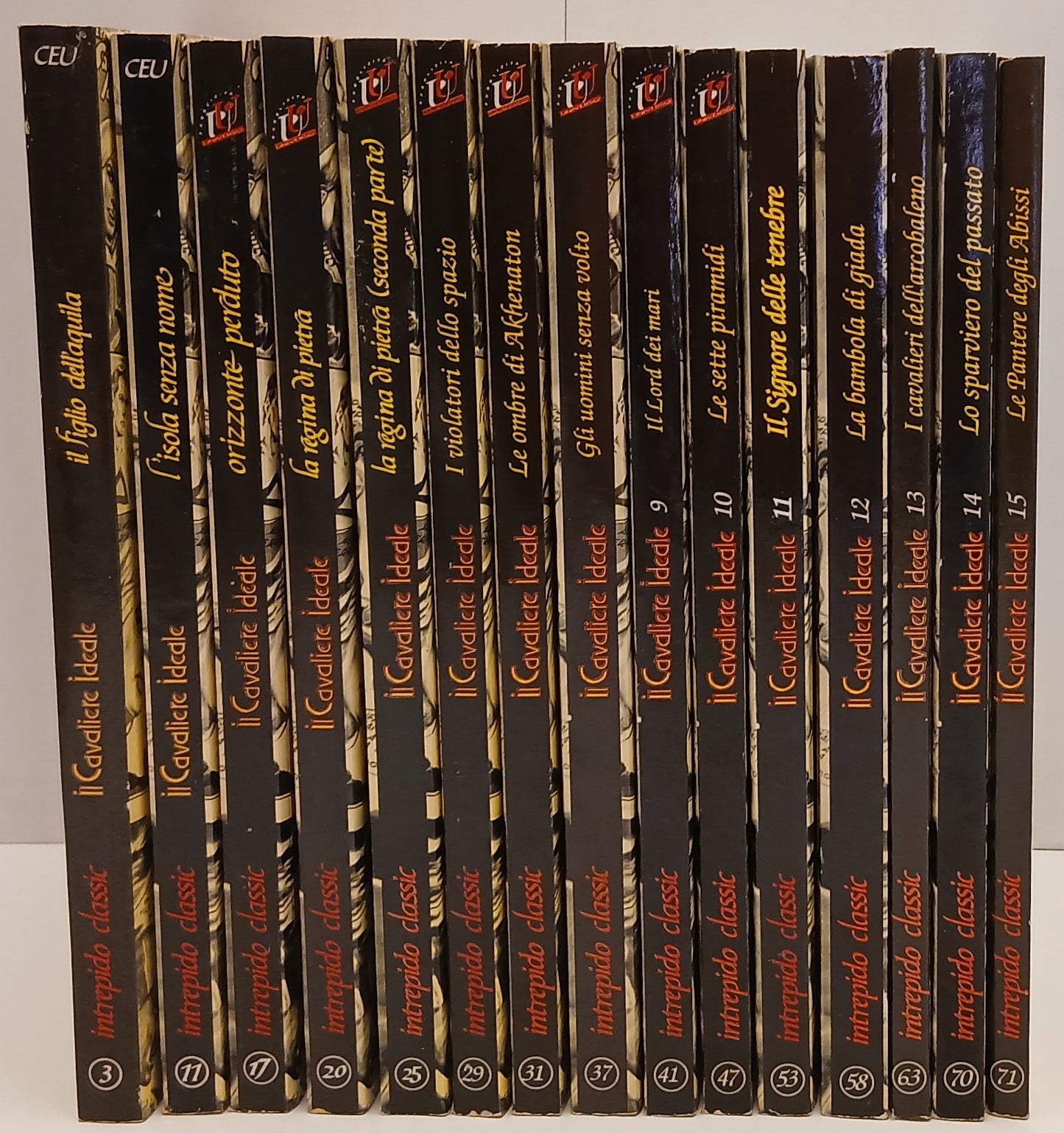 FZ- INTREPIDO CLASSIC IL CAVALIERE IDEALE 1/15 SERIE COMPLETA - DEL DUCA - G25