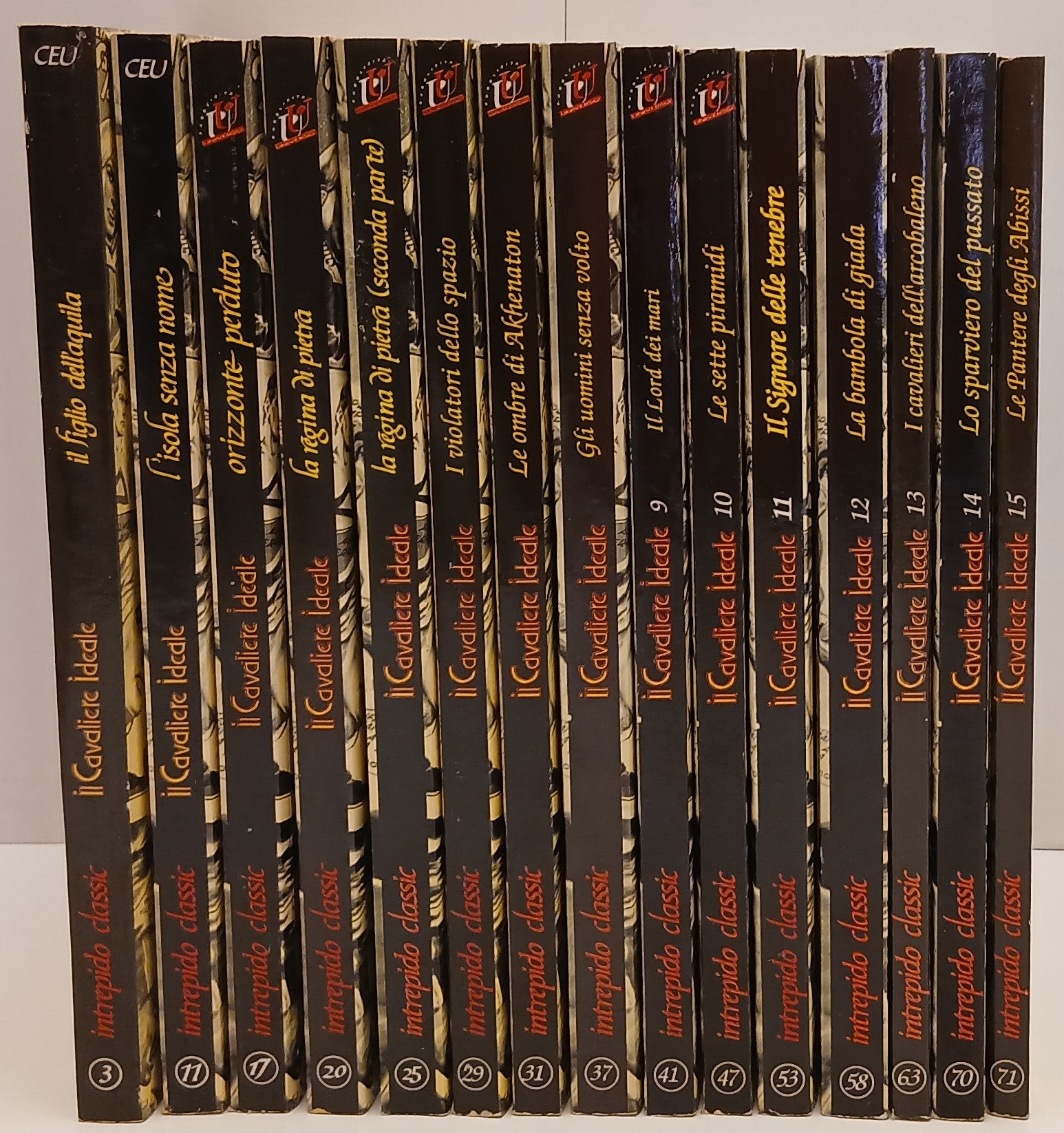 FZ- INTREPIDO CLASSIC IL CAVALIERE IDEALE 1/15 SERIE COMPLETA - DEL DUCA - G25