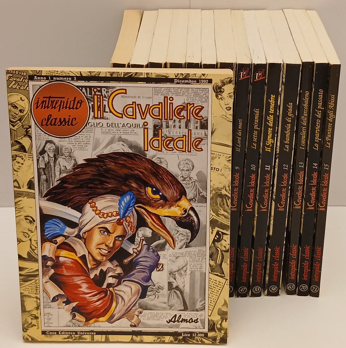 FZ- INTREPIDO CLASSIC IL CAVALIERE IDEALE 1/15 SERIE COMPLETA - DEL DUCA - G25