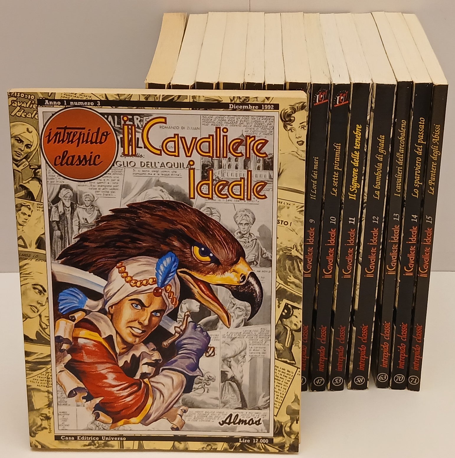 FZ- INTREPIDO CLASSIC IL CAVALIERE IDEALE 1/15 SERIE COMPLETA - DEL DUCA - G25