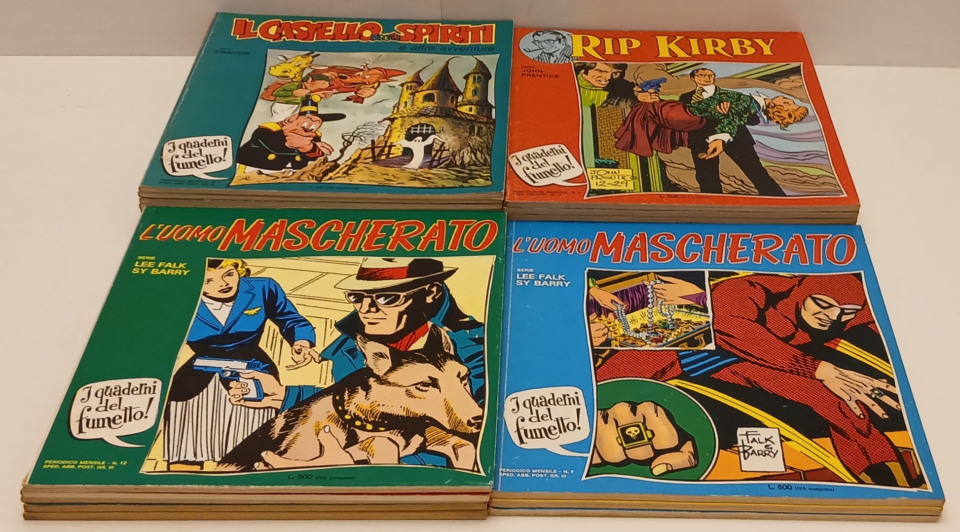 FZ- I QUADERNI DEL FUMETTO 1/25 COMPLETA MANDRAKE UOMO MASCHERATO - SPADA - G25