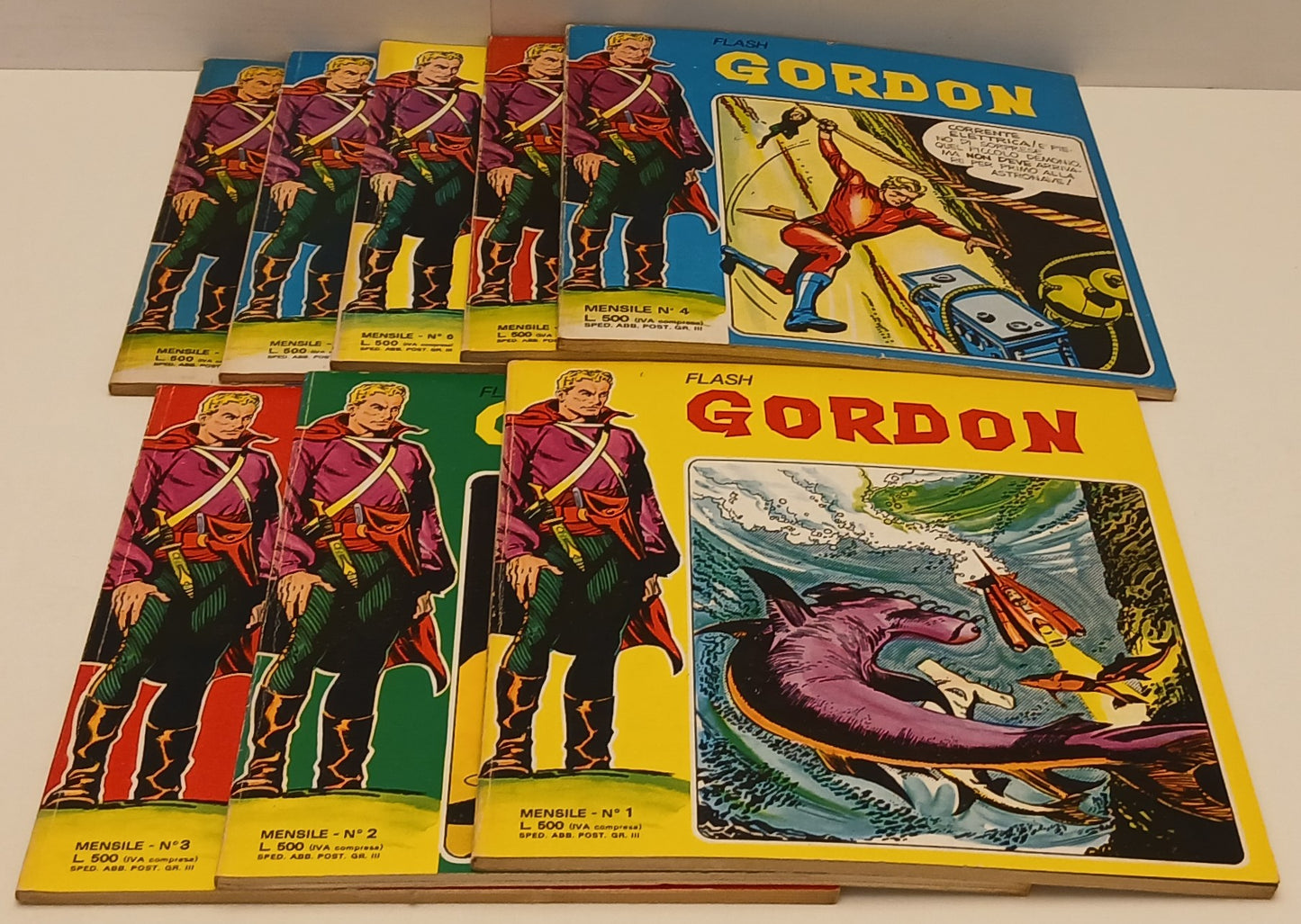 FZ- FLASH GORDON 1/8 SERIE COMPLETA - RAYMOND - FRATELLI SPADA - B - G25