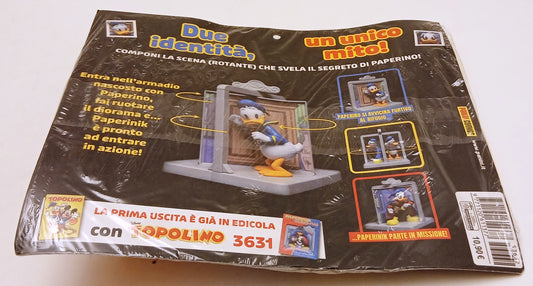 FD- TOPOLINO 3631 3632 con diorama Paperino / Paperinik – Panini 2025 Sigillati