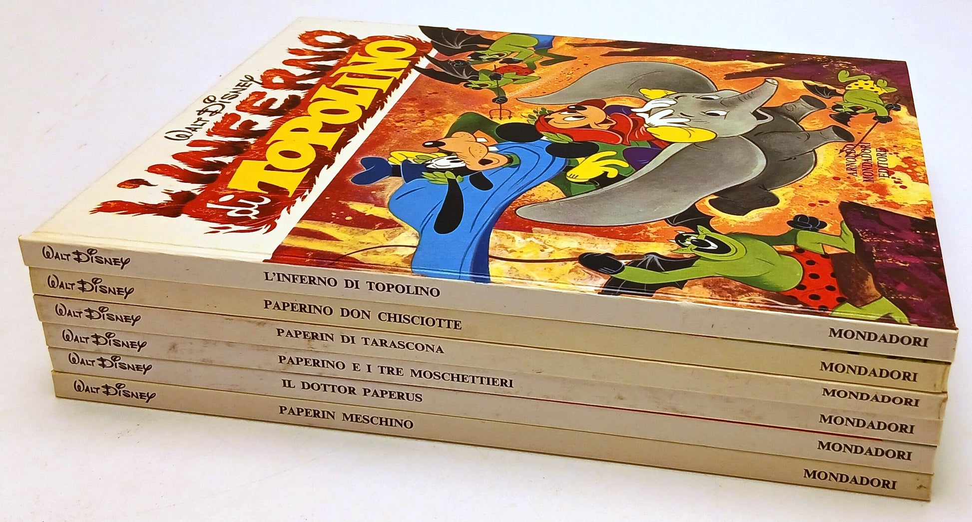 FD- CLASSICI WALT DISNEY 6 VOLUMI DOTTOR PAPERUS PAPERIN MESCHINO TARASCONA- H25