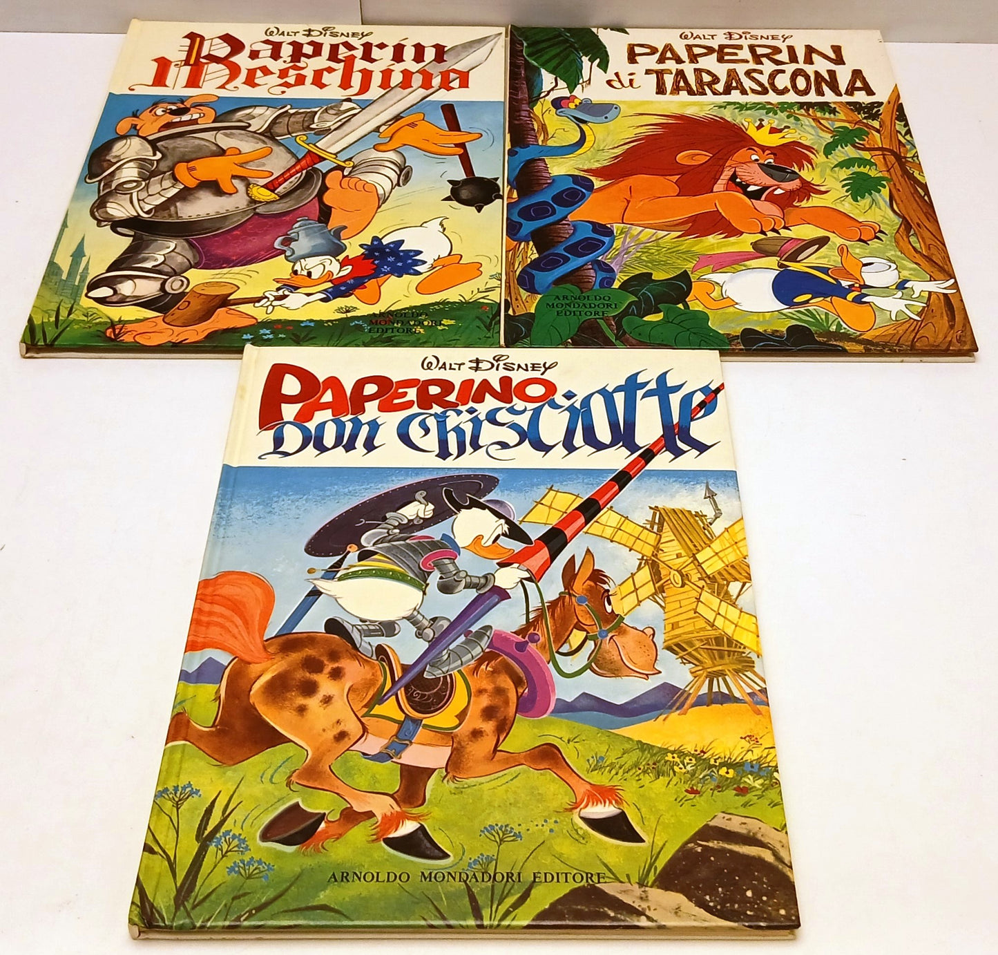 FD- CLASSICI WALT DISNEY 6 VOLUMI DOTTOR PAPERUS PAPERIN MESCHINO TARASCONA- H25