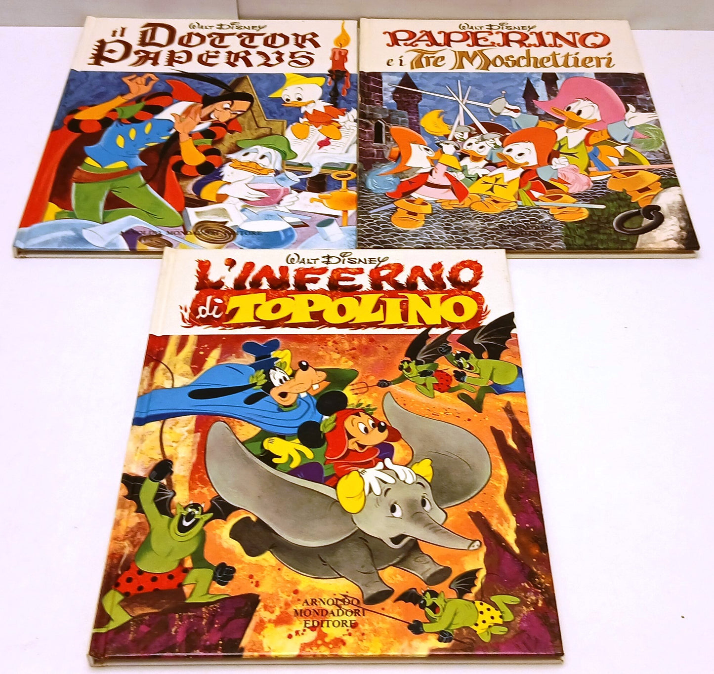FD- CLASSICI WALT DISNEY 6 VOLUMI DOTTOR PAPERUS PAPERIN MESCHINO TARASCONA- H25