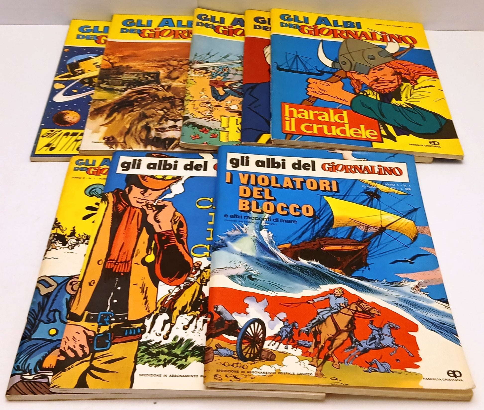 FZ- GLI ALBI DEL GIORNALINO 14 ALBI COMPLETA - EP FAMIGLIA CRISTIANA - H25