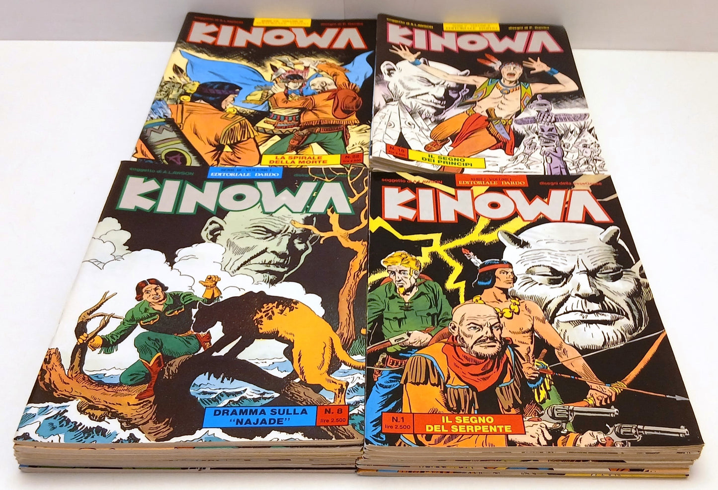 FZ- KINOWA 1/28 COMPLETA + VOLUME TOMAHAWK + allegato - ESSEGESSE- DARDO- S- H25