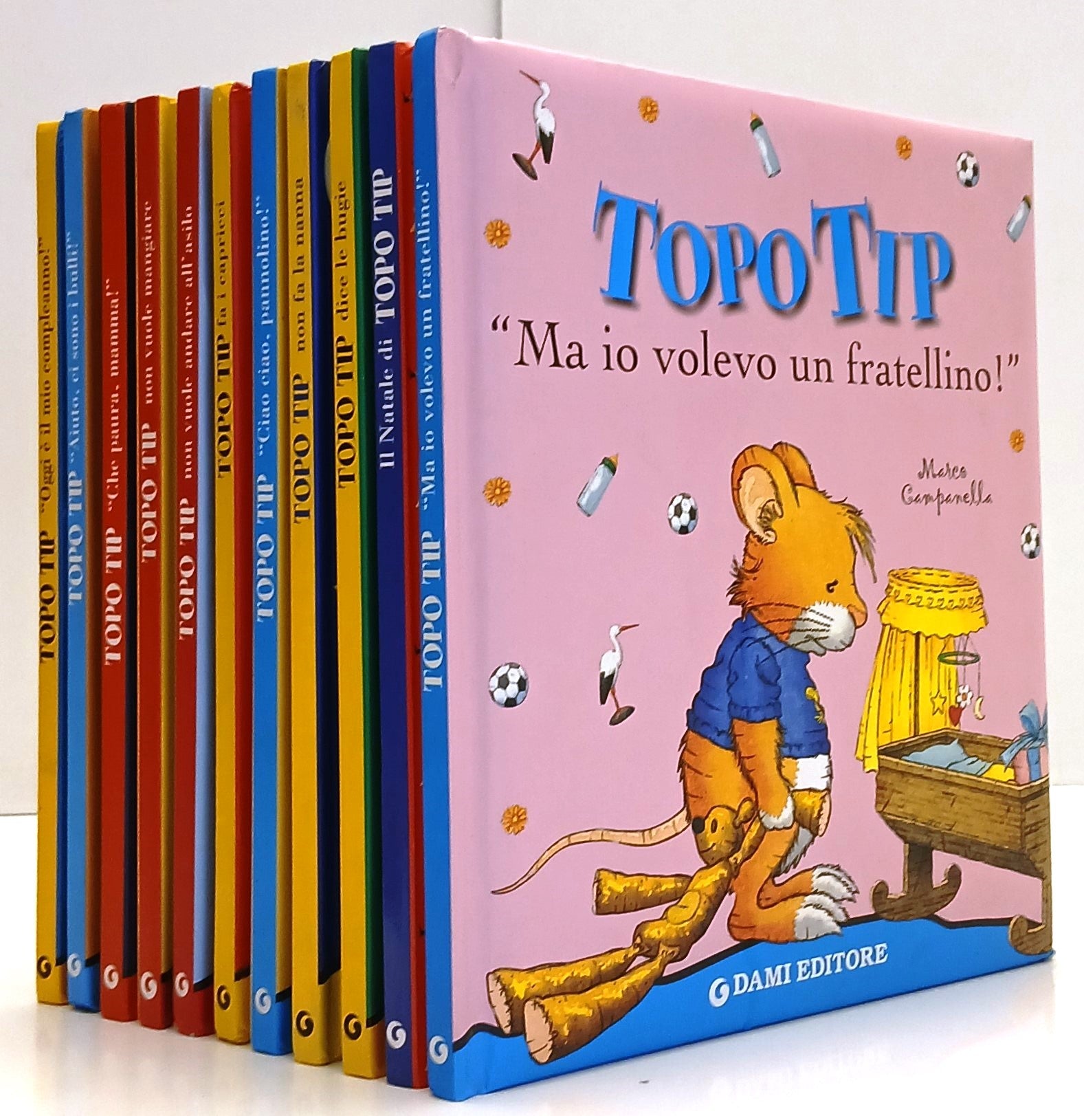 LB- LOTTO 11 VOLUMI TOPO TIP ILLUSTRATI PER BAMBINI - DAMI EDITORE - C - RGZ