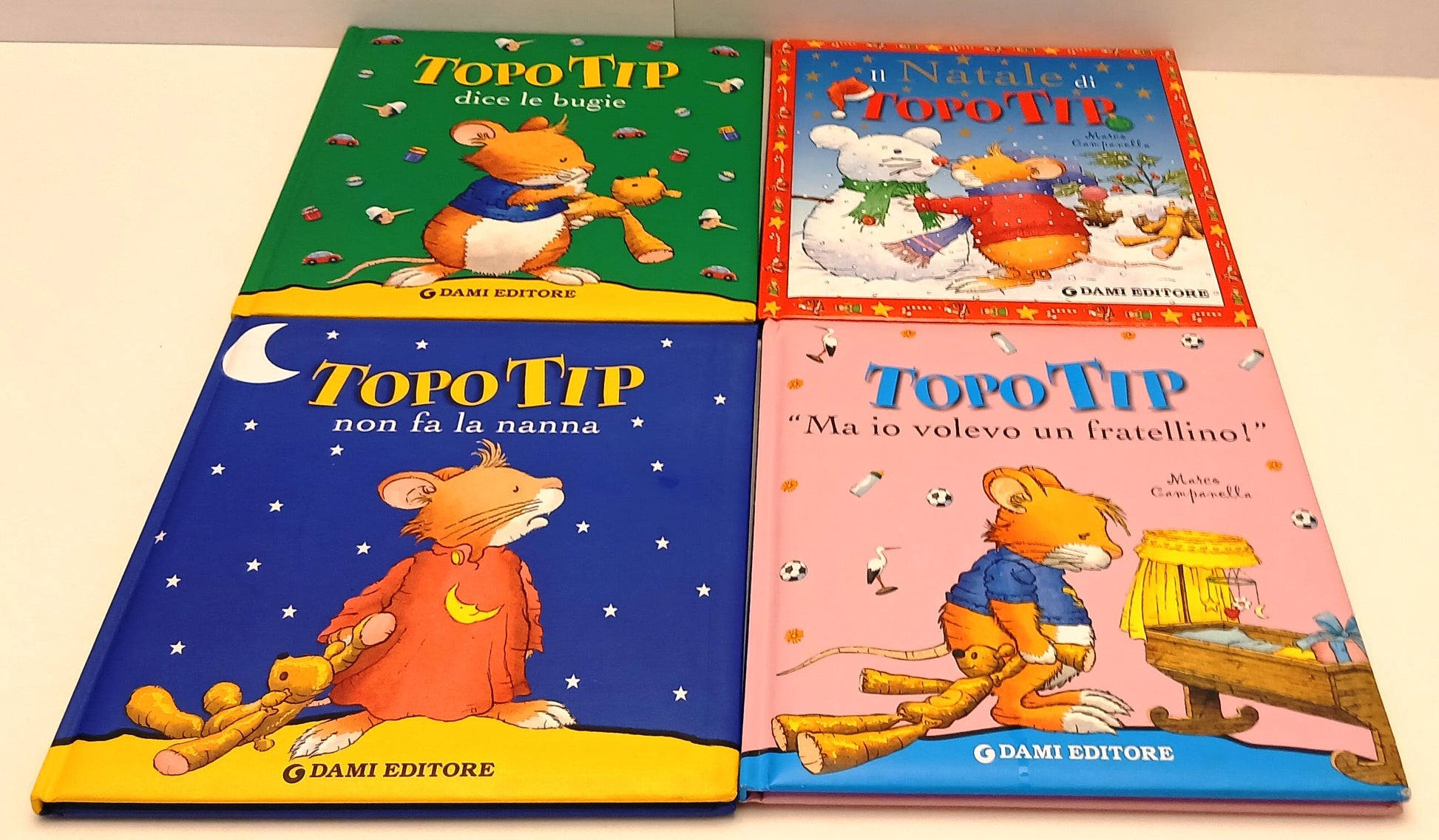 LB- LOTTO 11 VOLUMI TOPO TIP ILLUSTRATI PER BAMBINI - DAMI EDITORE - C - RGZ