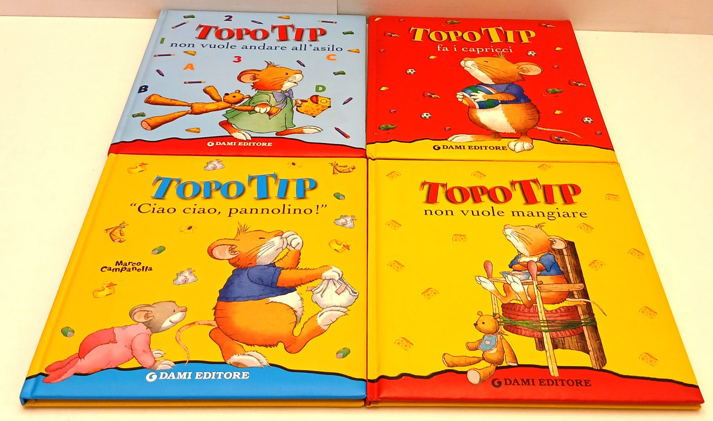 LB- LOTTO 11 VOLUMI TOPO TIP ILLUSTRATI PER BAMBINI - DAMI EDITORE - C - RGZ