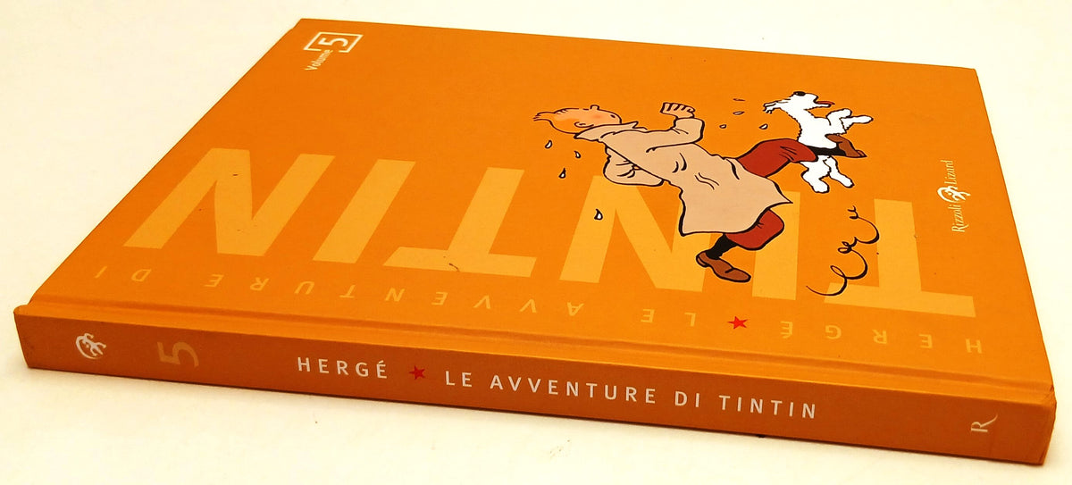Le avventure di TinTin volume 5 - Herge' - Rizzoli Lizard - 2013- cartonato- H25