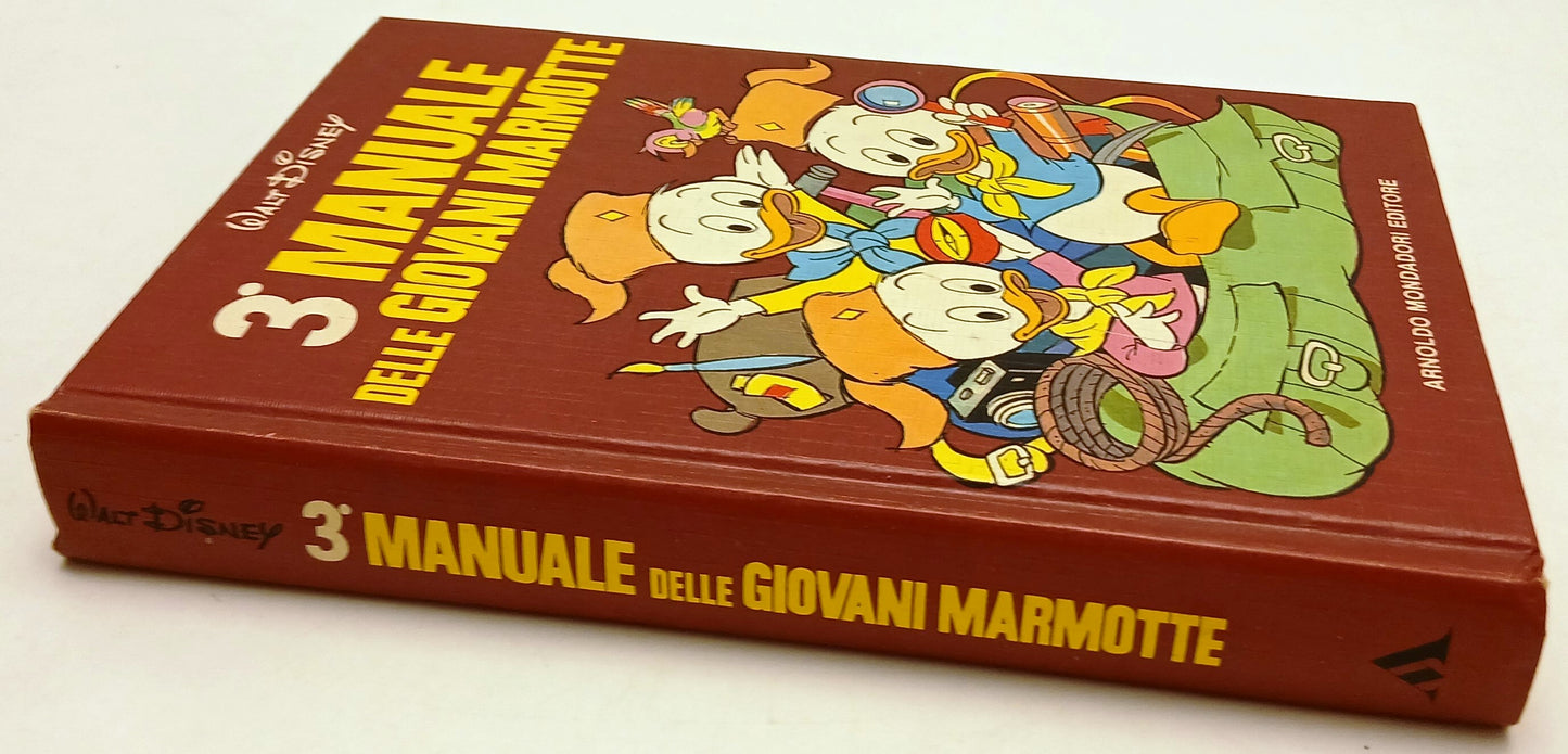 FD- 3° TERZO MANUALE GIOVANI MARMOTTE-- DISNEY MONDADORI- 1a ED. 1977- C- H25