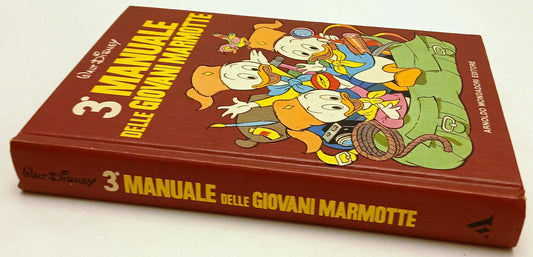 FD- 3° TERZO MANUALE GIOVANI MARMOTTE-- DISNEY MONDADORI- 1a ED. 1977- C- H25