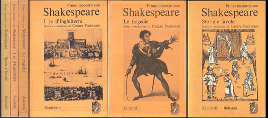 LN- PRIMO INCONTRO CON SHAKESPEARE 3 VOLUMI - PADOVANI - ZANICHELLI - B - YFS424