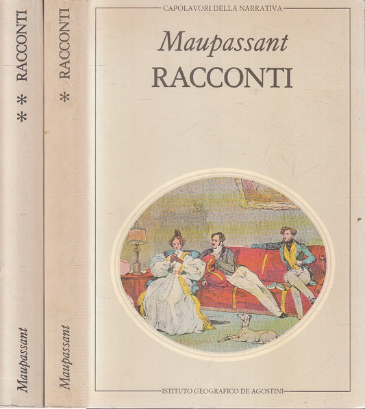 LN- RACCONTI 2 VOLUMI - MAUPASSANT - DEAGOSTINI - CAPOLAVORI -- 1984 - B- YFS482