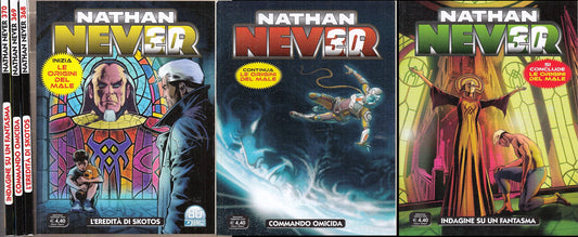 FB- NATHAN NEVER 368,369,370 LE ORIGINI DEL MALE 1/3 COMPLETA - BONELLI - B- Z25