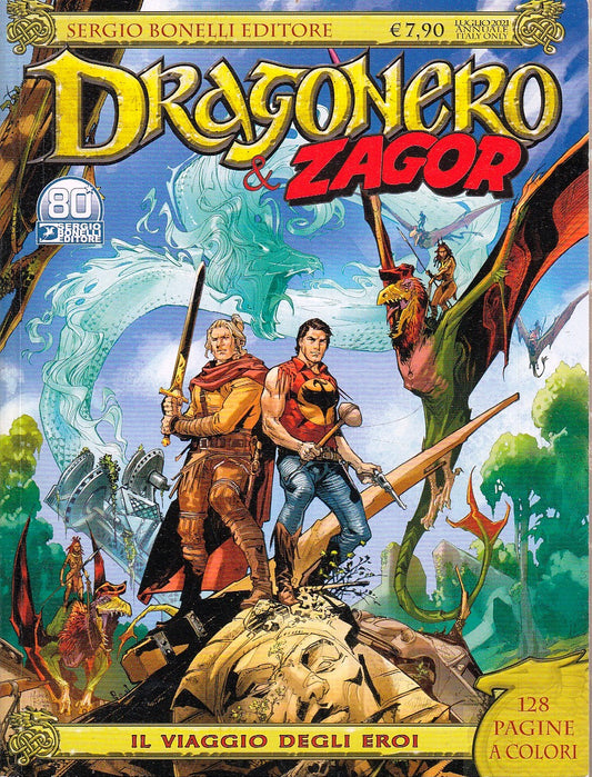 FB- DRAGONERO SPECIALE N.8 ZAGOR VIAGGIO DEGLI EROI -- BONELLI - 2021 - B - Z25