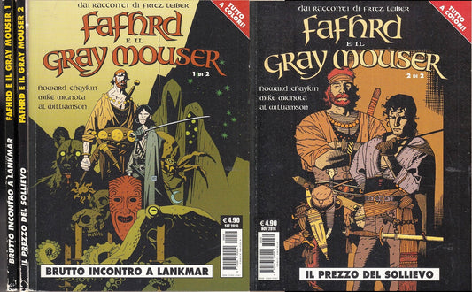 FB- FAFHRD E IL GRAY MOUSER 1/2 MINISERIE COMPLETA- MIGNOLA- COSMO- 2016- B- Z25