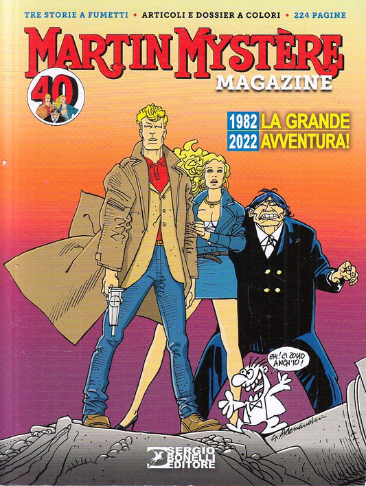 FB- MARTIN MYSTERE 40 MAGAZINE -- BONELLI - 2022 - B - N25