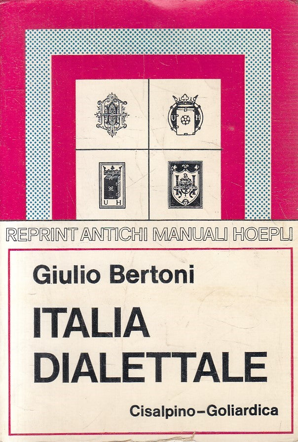 LZ- ITALIA DIALETTALE - BERTONI - CISALPINO GOLIARDICA --- 1975 - B - YFS986