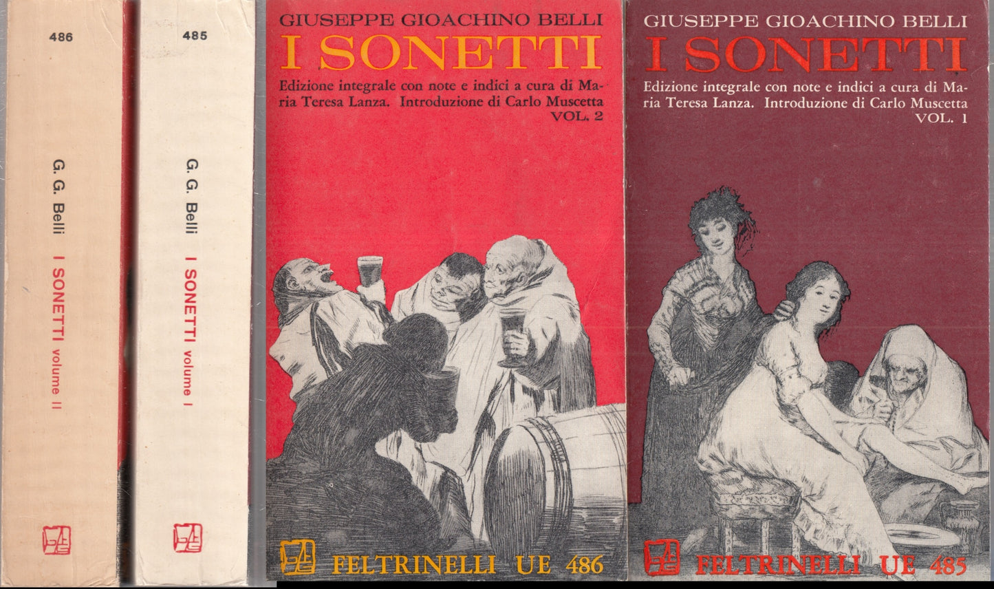 LNP- I sonetti - Gioacchino Belli - Feltrinelli Universale Economica - 1a. ed.