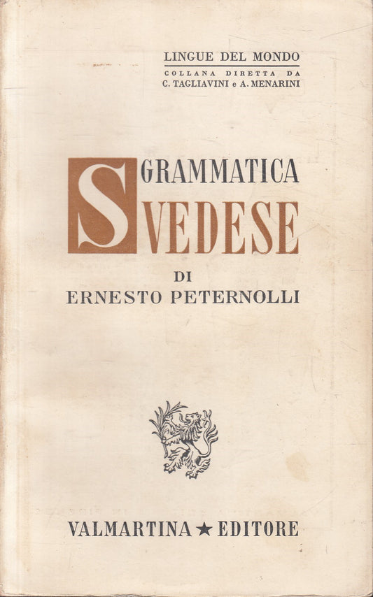 LZ- GRAMMATICA SVEDESE - ERNESTO PETERNOLLI - VALMARTINA --- 1956 - B- ZFS79