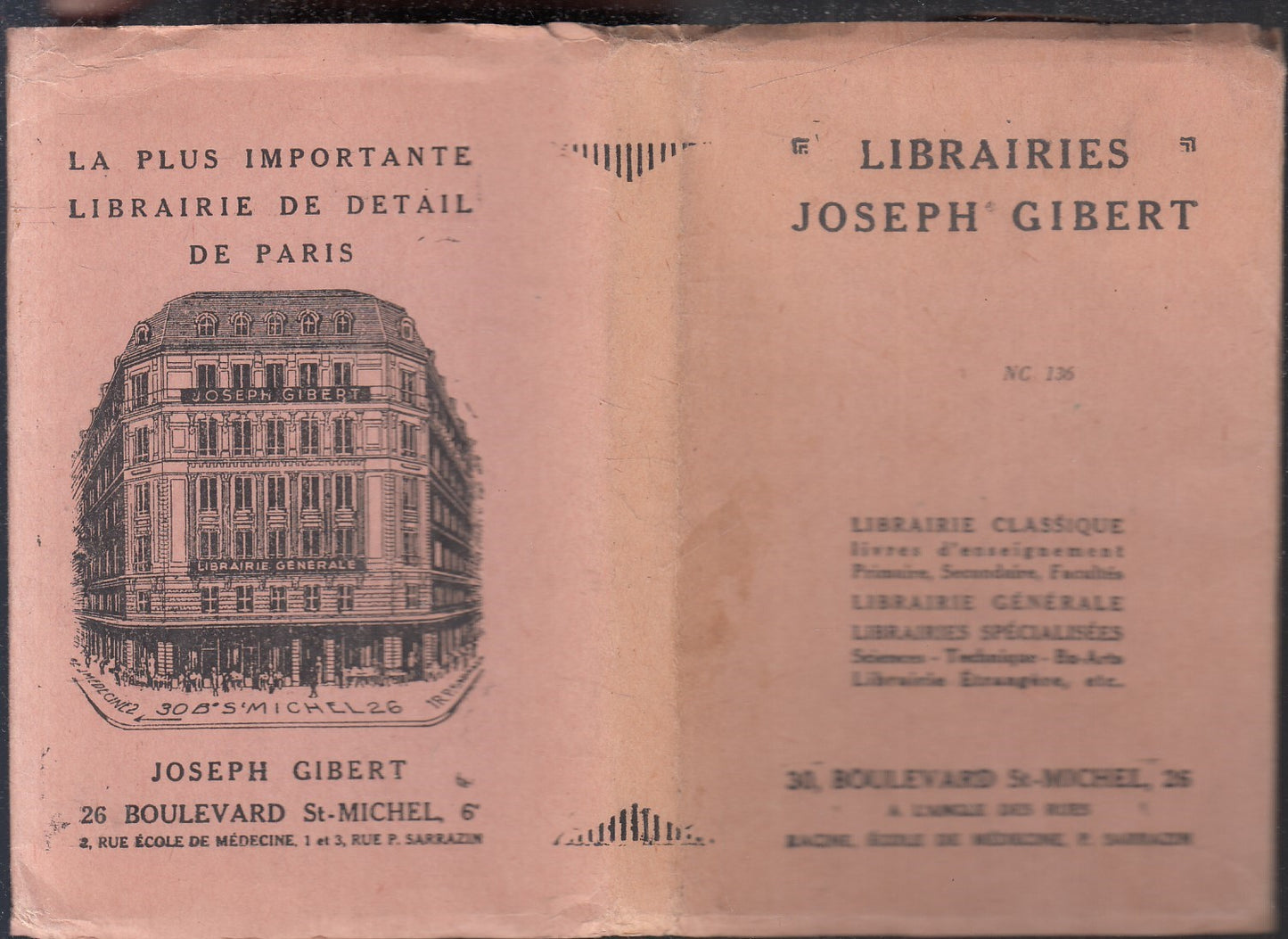 LZ- LIBRAIRIES GIBERT GRAMMAIRE ET METHODE BAMBARA - DELAFORGE - 1958- CS- ZFS79