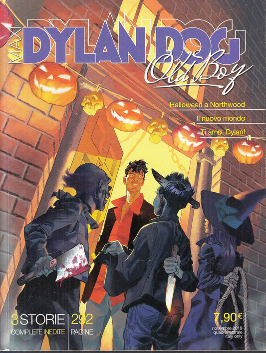 FB- DYLAN DOG MAXI N.37 OLD BOY HALLOWEEN A NORTHWOOD -- BONELLI - 2019 - B- N25