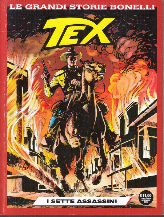 FB- TEX LE GRANDI STORIE BONELLI N.17 I SETTE ASSASSINI --- 2025 - B - N25