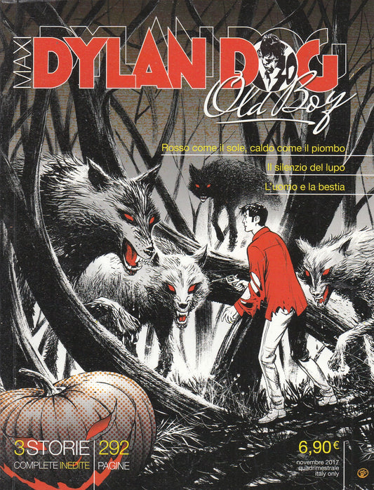 FB- DYLAN DOG MAXI N.31 OLD BOY ROSSO COME IL SOLE CALDO -- BONELLI-- B- M25