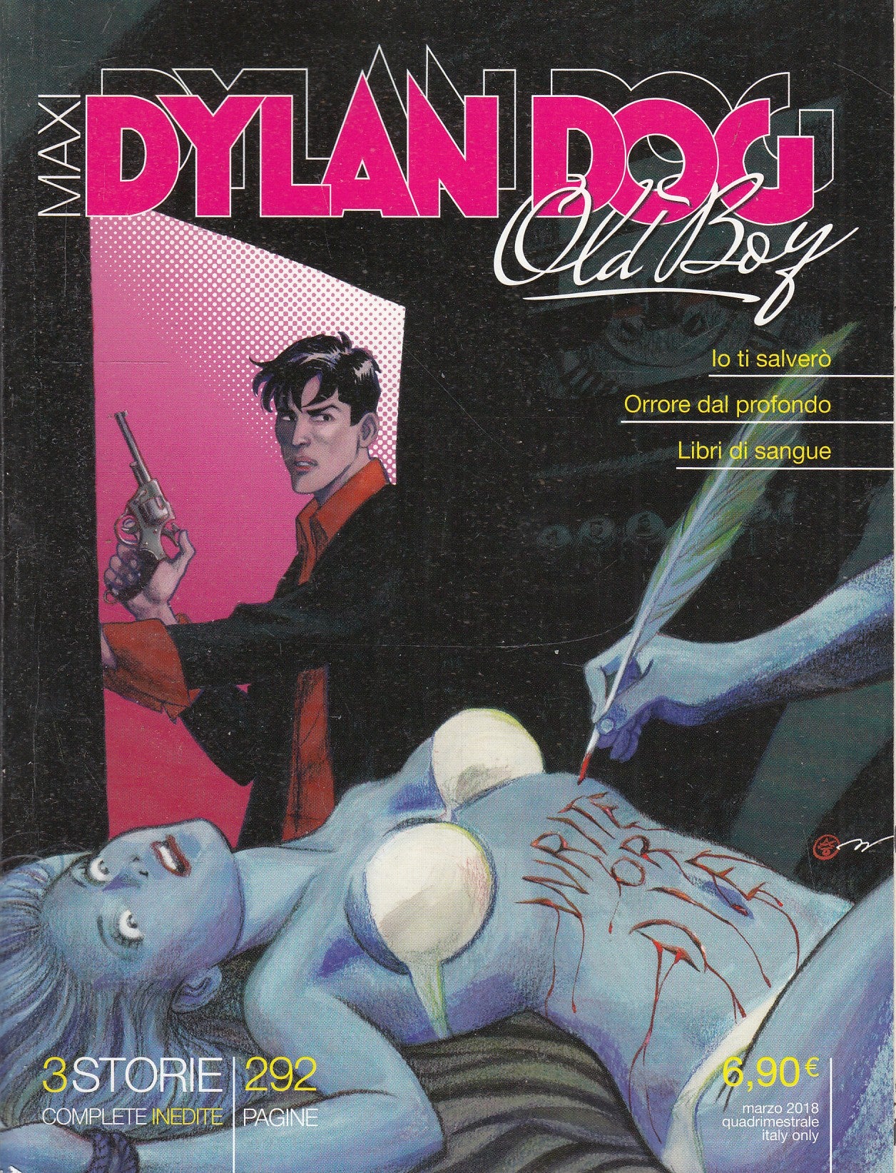 FB- DYLAN DOG MAXI N.32 OLD BOY IO TI SALVERO' -- BONELLI-- B- M25