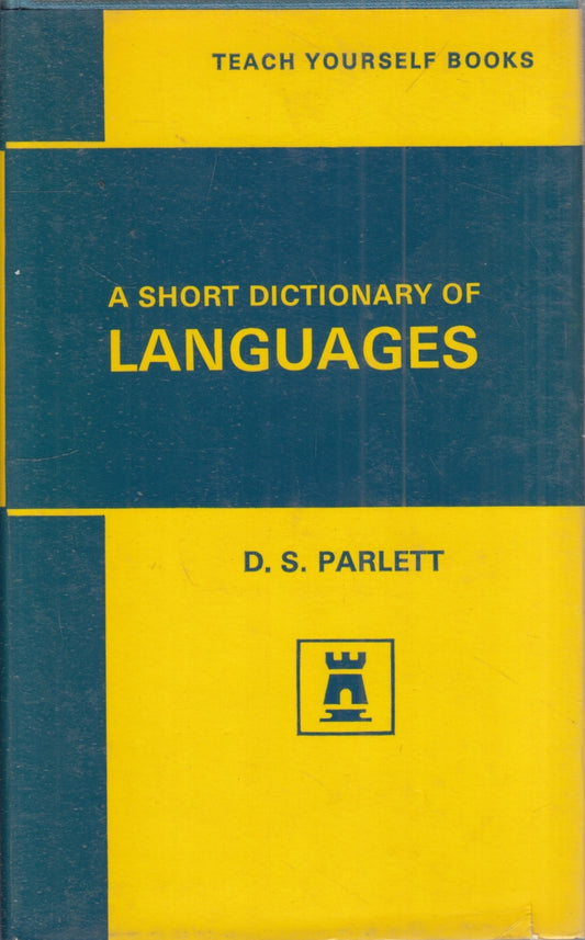 Short dictionary Languages - Parlett- English Univ. Teach yourself books- YFS987