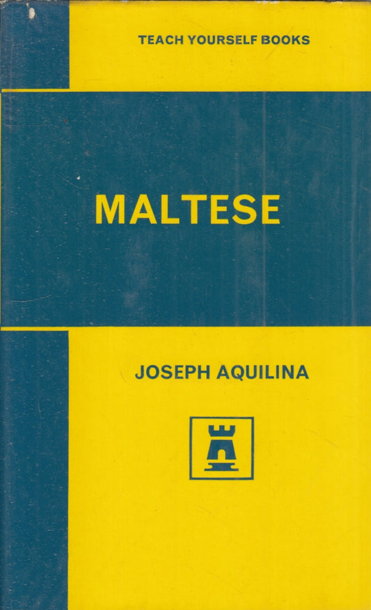 Maltese Manuale- Joseph Aquilina- English University Teach yourself books-YFS987