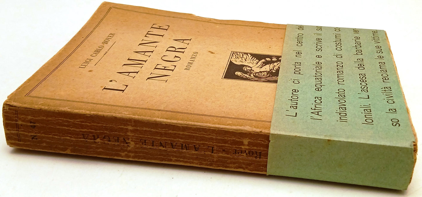 L'amante negra - Luigi Carlo Royer - Bietti - 1930 - con fascetta - ZFS119